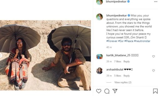 SSR first death anniversary: Bhumi Pednekar shares emotional tribute for her ‘neutronstar’