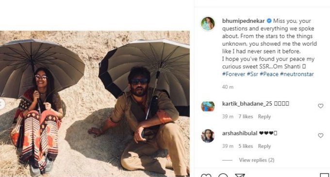 SSR first death anniversary: Bhumi Pednekar shares emotional tribute for her ‘neutronstar’