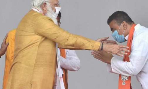 Suvendu Adhikari meets PM Modi in Delhi