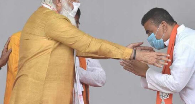 Suvendu Adhikari meets PM Modi in Delhi