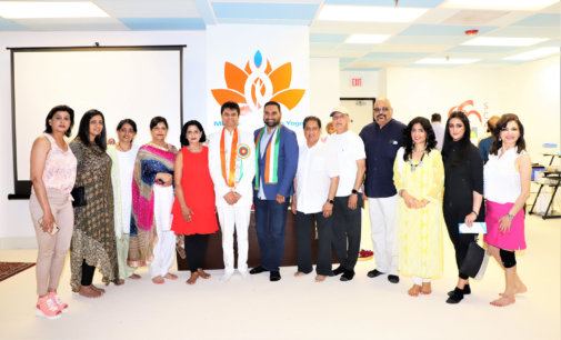 FIA Chicago celebrating International Yoga Day