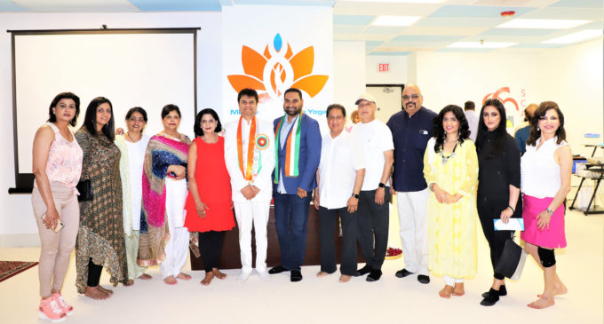 FIA Chicago celebrating International Yoga Day
