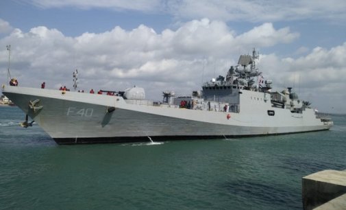INS Talwar participates in Exercise Cutlass Express 2021 in Mombasa