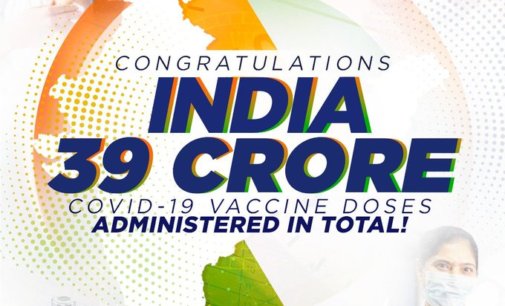 India’s Covid vaccination coverage crosses 39-cr