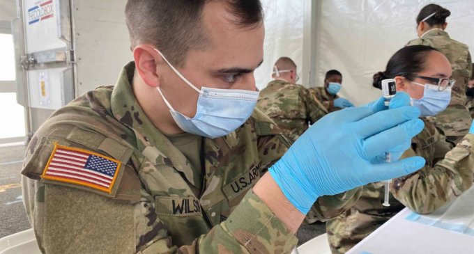Over 68 pc of US military active duty personnel vaccinated against COVID-19