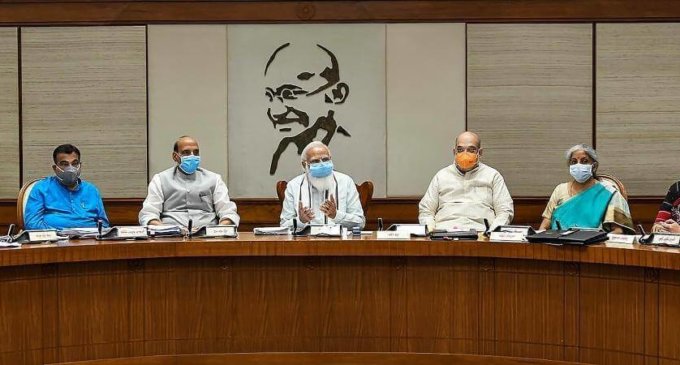 PM Modi chairs first in-person Union Cabinet meet in over a year