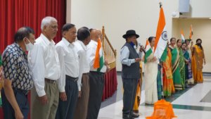 ISC members celebrating 75th Independence Day of India