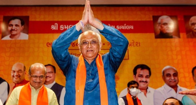 Bhupendra Patel to take oath as Gujarat Chief Minister today