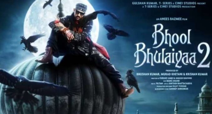 Kartik Aaryan gives scary vibes through new motion poster of ‘Bhool Bhulaiyaa 2’