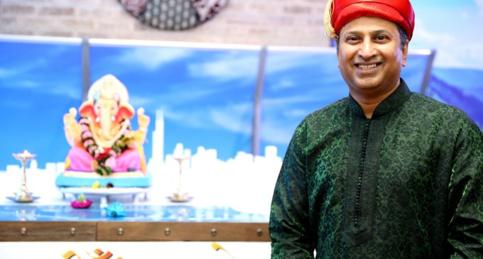 3D printed scale model of Chicago downtown for Ganesh Mahotsav by Ravindra Joshi