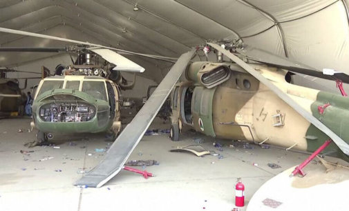 Taliban accuse US of intentionally destroying equipment at airport