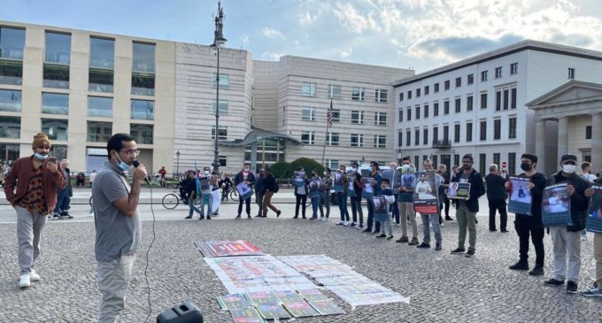 Baloch activists hold anti-Pakistan protest against atrocities in Balochistan