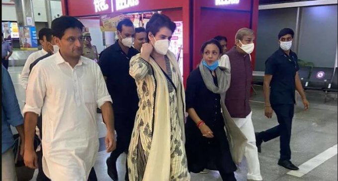 Priyanka Gandhi Vadra, 11 others booked by UP Police for ‘disturbing peace’