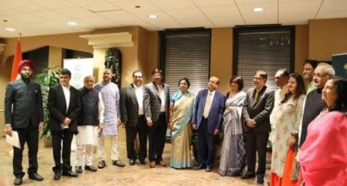 Gandhi Jayanti celebration at Skokie Park & Consulate