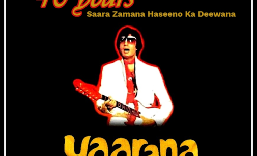 Amitabh Bachchan recalls shooting hit song ‘Saara Zamana’