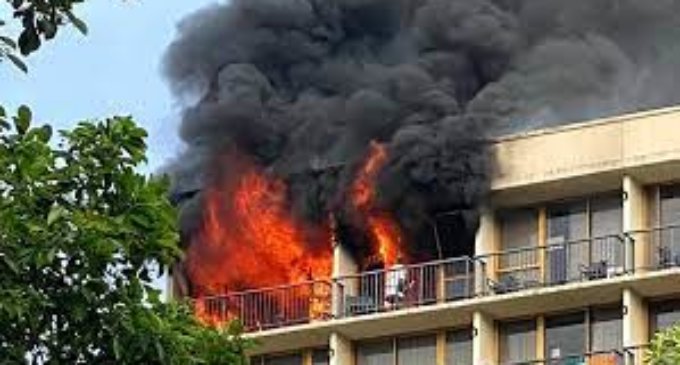 Australian woman sets fire in COVID quarantine hotel