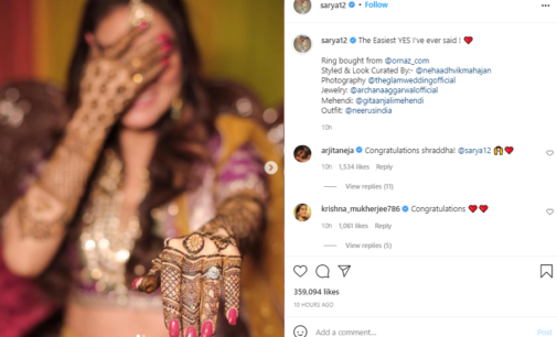Bride-to-be ‘Kundali Bhagya’ star Shraddha Arya flaunts her engagement ring, bridal mehendi