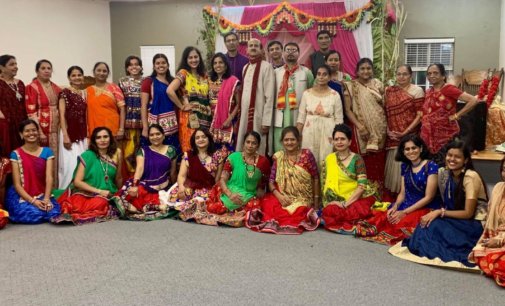 Festivities at Fremont Temple during Navratri