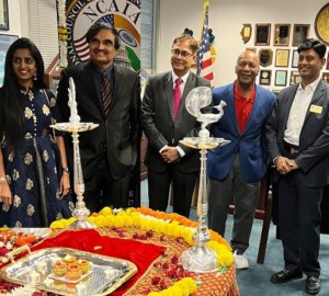Diwali Celebrations at State Secretary Office in Chicago Down Town