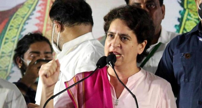 Priyanka Gandhi promises smartphones, two-wheelers to girl students ahead of UP polls