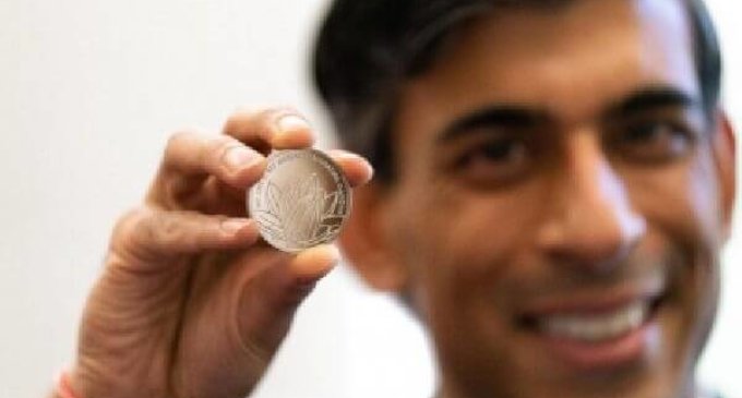 UK unveils coin on Mahatma Gandhi to mark Diwali