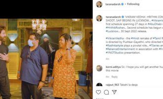 Saif Ali Khan begins shooting for second schedule of ‘Vikram Vedha’ in Lucknow Saif Ali Khan begins shooting for second schedule of ‘Vikram Vedha’ in Lucknow