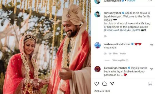 Here’s how Sunny Kaushal weclomed his ‘parjai ji’ Katrina Kaif to family