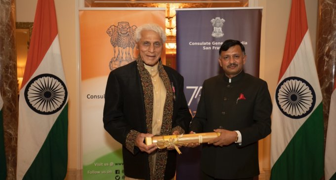 Padma Shri Award presented to Dr. Romesh Wadhwani