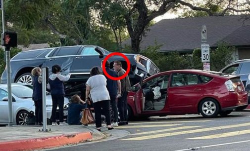 Arnold Schwarzenegger involved in car accident