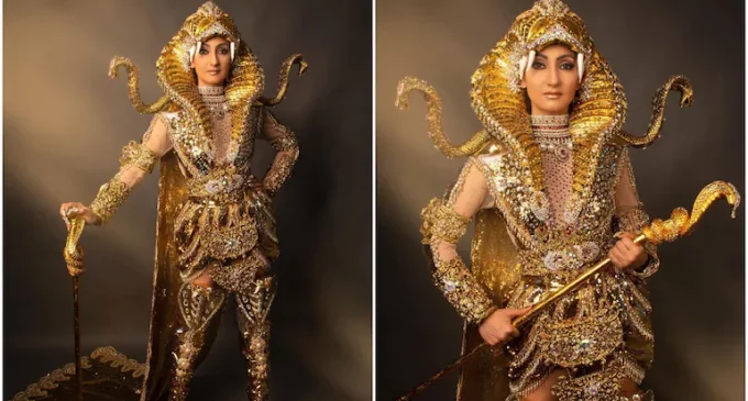 Here’s how India’s Navdeep Kaur stole the show with her ‘Kundalini Chakra’ outfit at Mrs World 2022