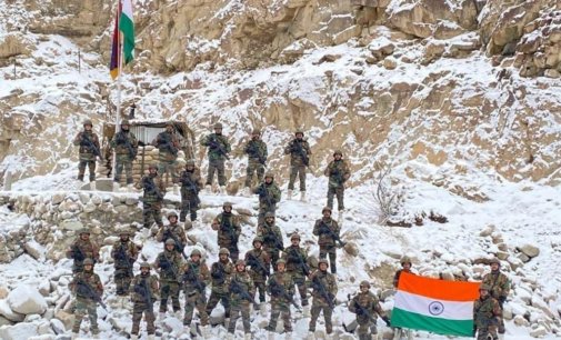 Indian Army unfurls national flag in Galwan valley on New Year