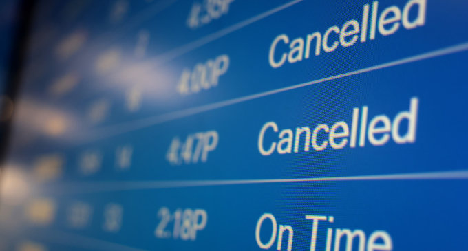 Nearly 2,000 flights cancelled in 24 hours in US