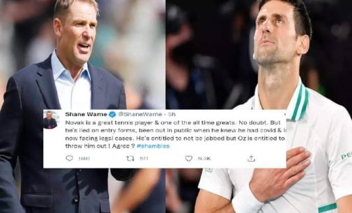 Novak Djokovic a great player but Australia entitled to throw him out, says Shane Warne