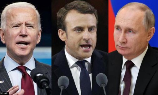 Biden, Putin accepted ‘the principle’ of summit proposed by Macron amid Ukraine situation: Elysee Palace