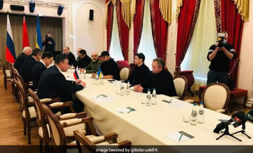 Negotiations between Russia and Ukraine begin in Belarus