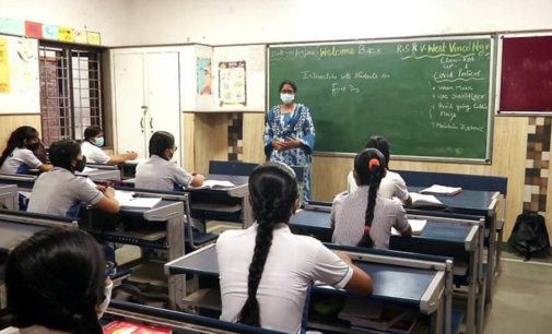 Delhi: Sisodia interacts with students as schools reopen for classes 9 to 12