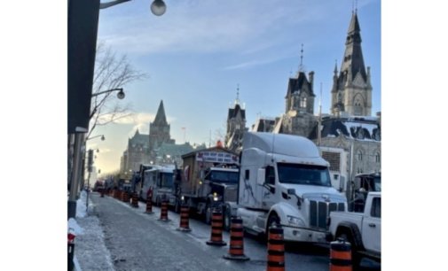 White House following Canada trucker protests ‘very closely’