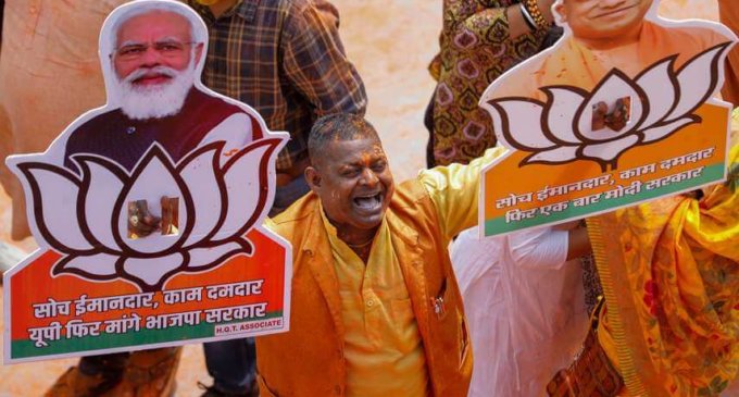 BJP breaks 36-yr old UP jinx, rides Modi-Yogi magic to power