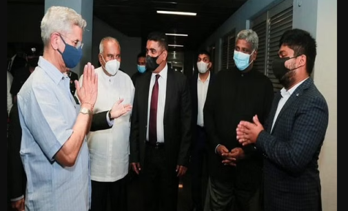 In extraordinary gesture, four Sri Lankan ministers receive EAM Jaishankar at airport