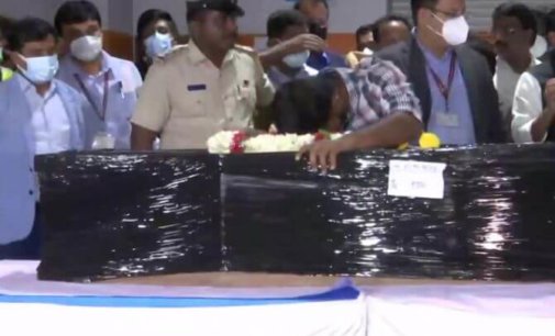 Mortal remains of Indian student killed in Ukraine arrives in Bengaluru