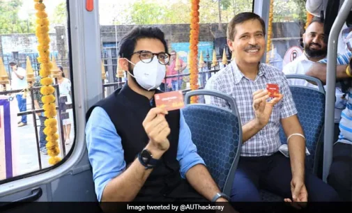 Aaditya Thackeray inaugurates Mumbai’s first completely digital bus