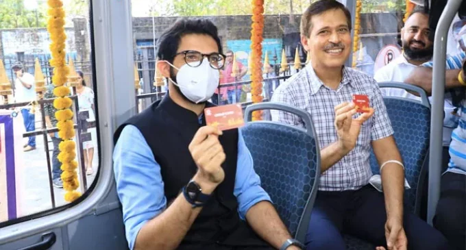 Aaditya Thackeray inaugurates Mumbai’s first completely digital bus