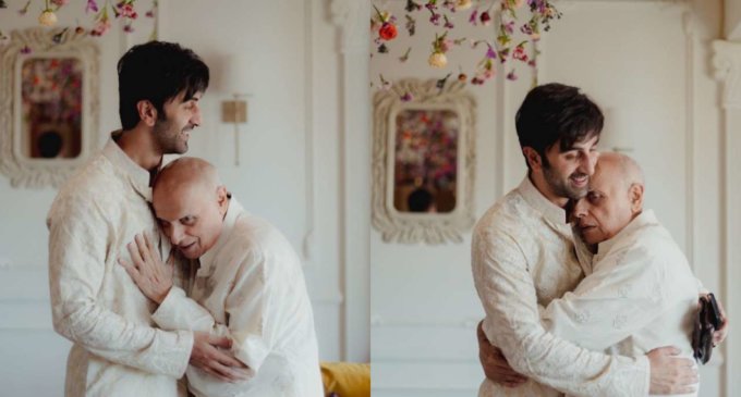 Mahesh Bhatt emotionally hugs son-in-law Ranbir Kapoor, picture goes viral
