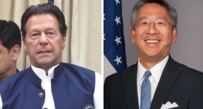 Pakistan PM Imran Khan names US official who sent ‘threat’ message