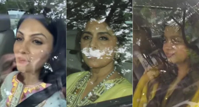 Ranbir-Alia wedding: Soni Razdan, Shaheen Bhatt arrive at Ranbir’s residence for Haldi ceremony