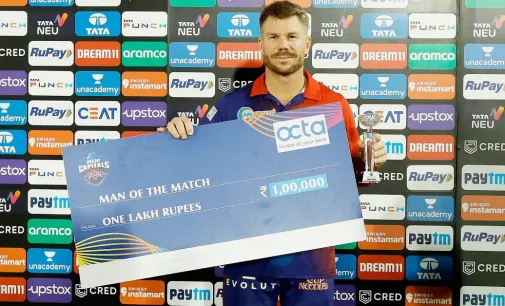 IPL 2022: David Warner ties with Rohit Sharma for most POTM award in IPL