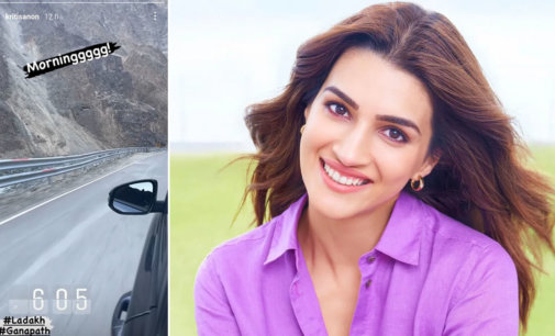 Kriti Sanon in Ladakh for ‘Ganapath’ shoot