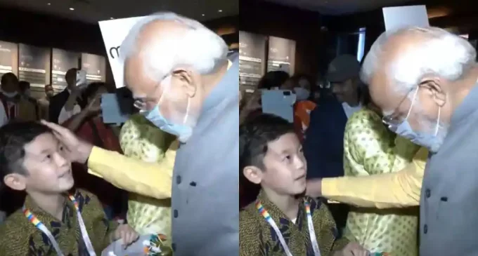 PM Modi interacts with children in Tokyo, impressed a kid’s fluency in Hindi