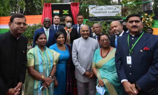 President Kovind inaugurates ‘India-Jamaica Friendship Garden’ in Kingston
