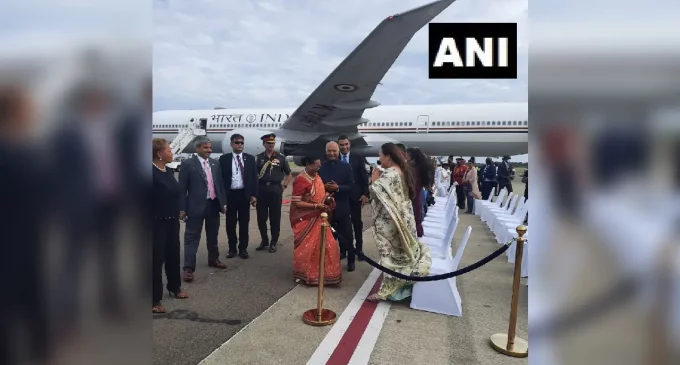 President Kovind’s four-day Jamaica visit commences today with rousing welcome from Indian diaspora